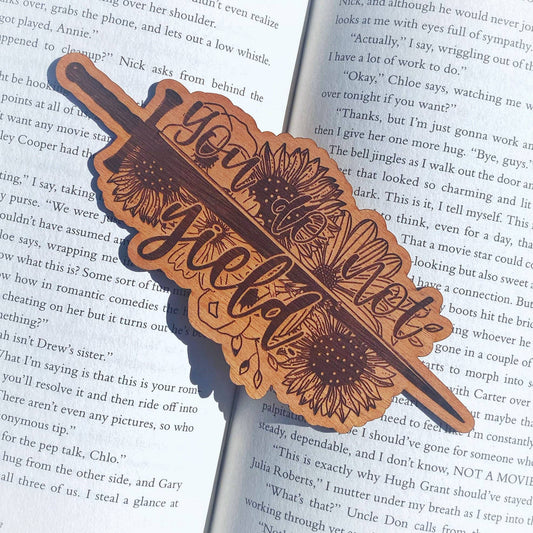 Ghoul Mom Designs - Bat Boys Wooden Bookmark: Throne Of Glass, Maas Destruction, Tog Art, Bookish Accessories, Bookstagram Props, Rhysand Lover, Books