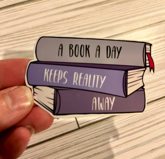 Graceful Darkness, LLC - A Book a Day, Vinyl Sticker