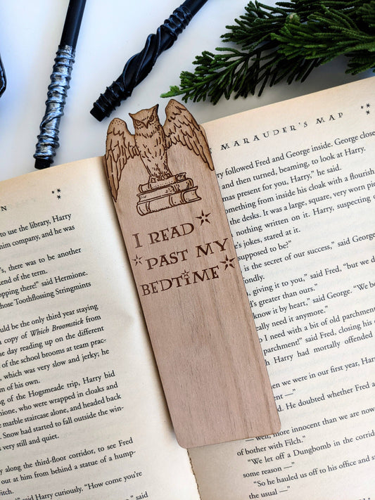 North To South Designs - I Read Past My Bedtime Bookmark