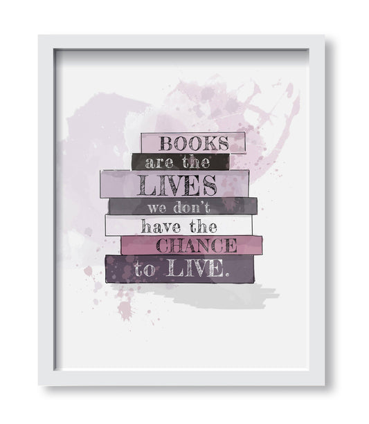 Alison Gordon Studio - Books And Lives Art Print