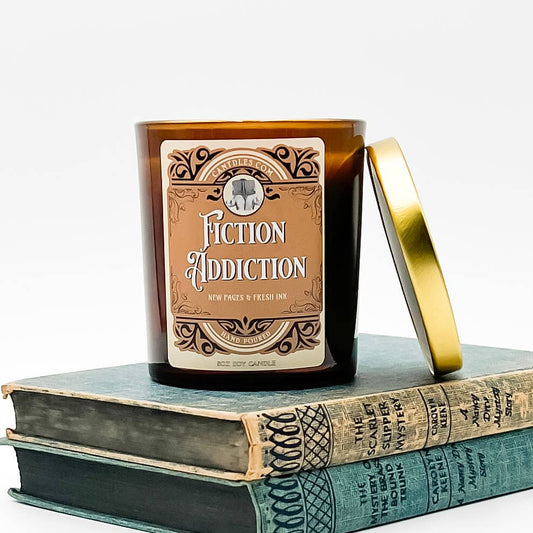 Can'tdles - Fiction Addiction Candle: Reader Gift for Bookish Types