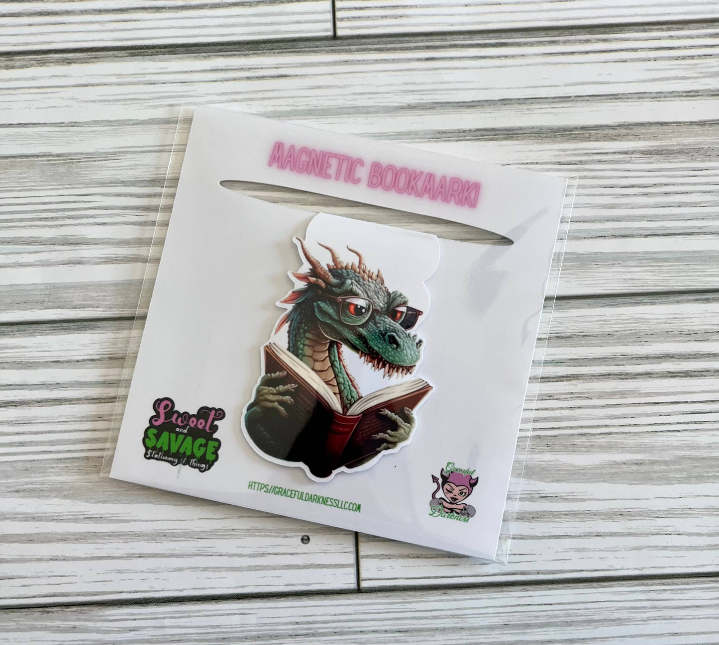 Graceful Darkness, LLC - Do Not Disturb the Dragon, Magnetic Bookmark