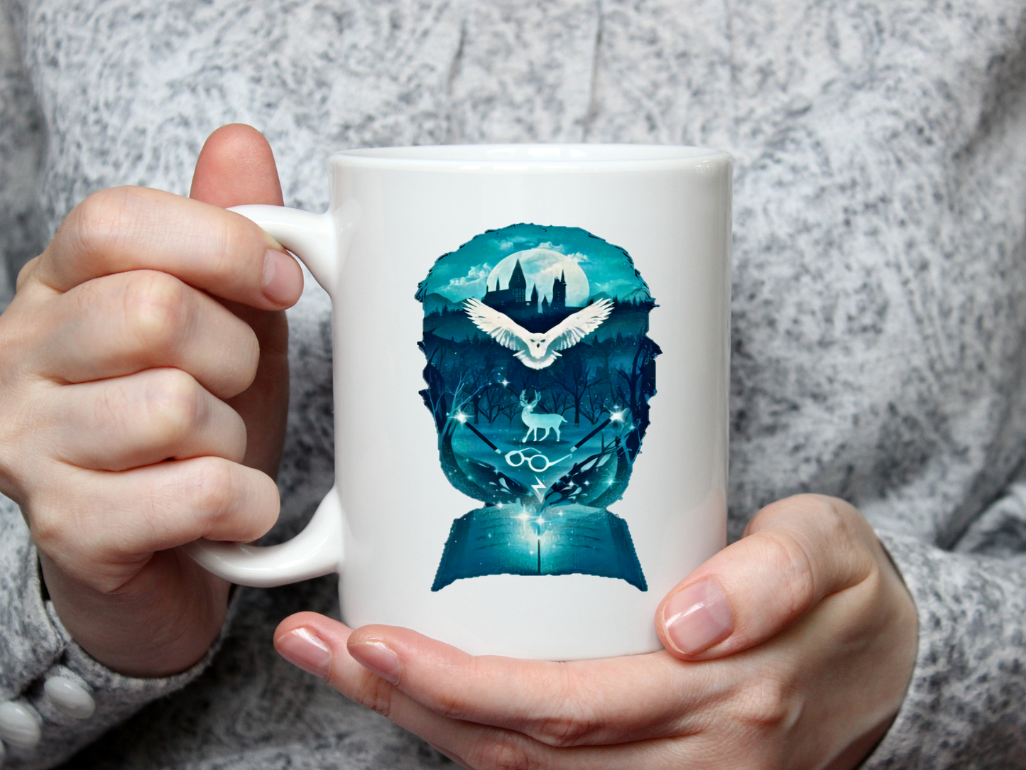 Coffee Mug - Wizard Book Owl