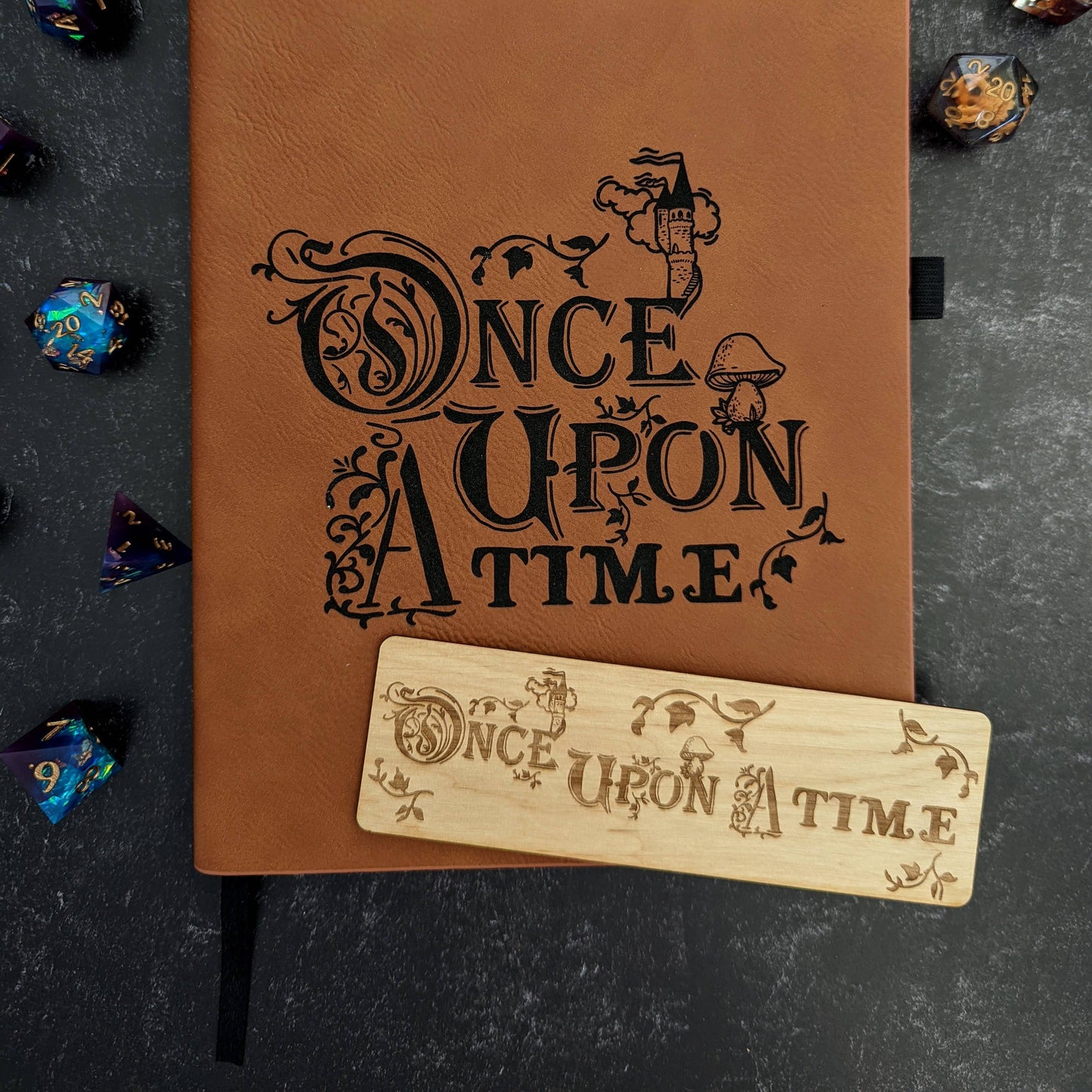 NTSD Gaming and Bookish Goods - Once Upon A Time - Vegan Leather Journal