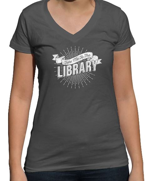 Women's Take Me To The Library V-Neck T-Shirt