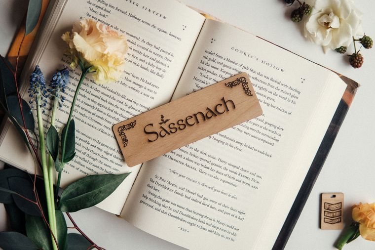 Sassenach - Outlander Inspired Wooden Bookmark