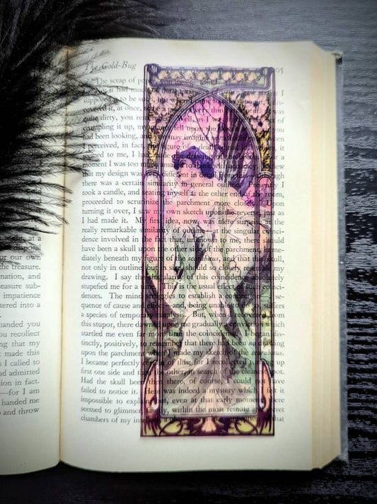 Clear Bookmark - Alphonse Mucha Evening Reverie Art Nouveau